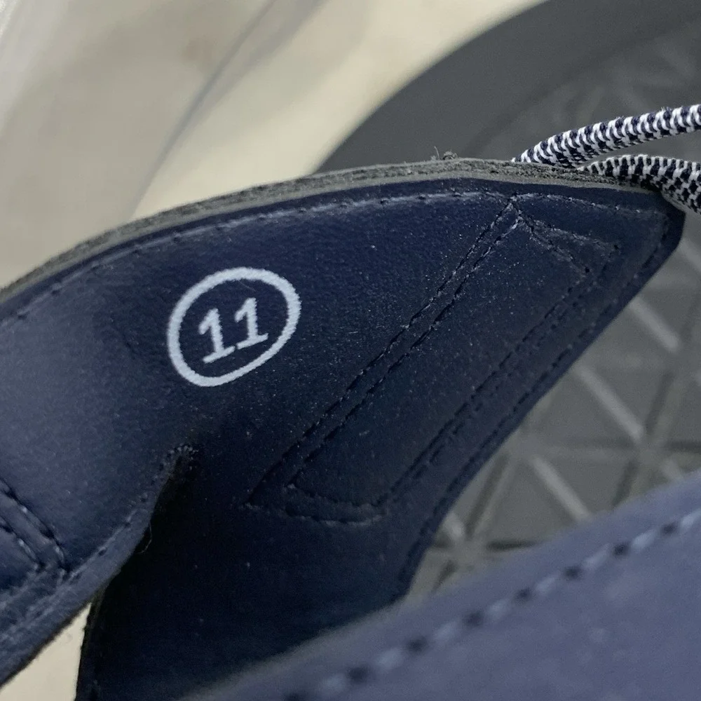 Skechers Reggae Sandals Women Size 11 Shoes‎ Blue Gray Stretch Flip Flops Adjust